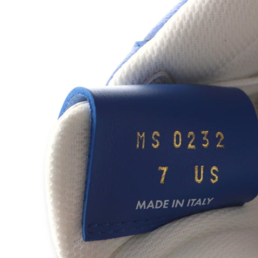 Louis Vuitton x Nike Air Force 1 Virgil Abloh Low Top Sneaker Blue White Size 7 - Picture 5 of 5